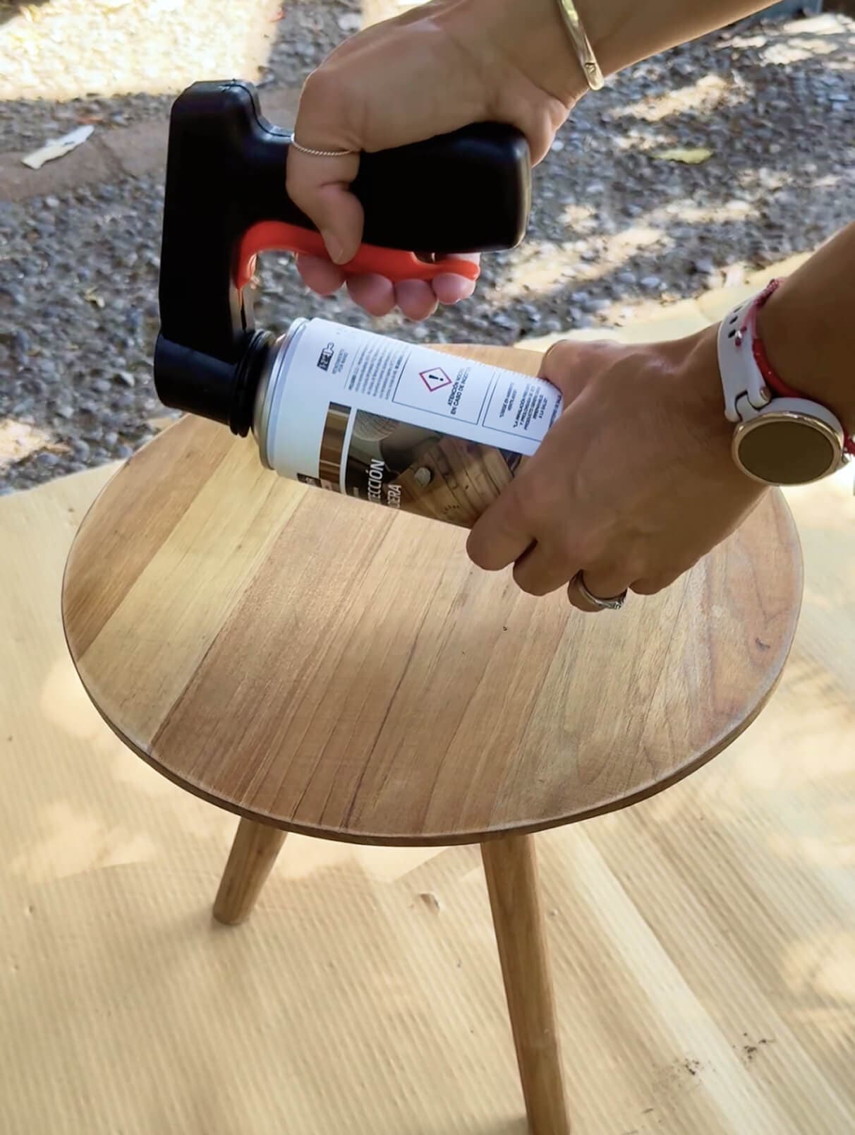 Renueva con tintes en spray