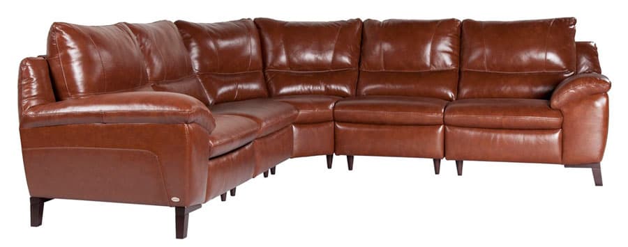 Con qué combina un sofá de cuero marrón