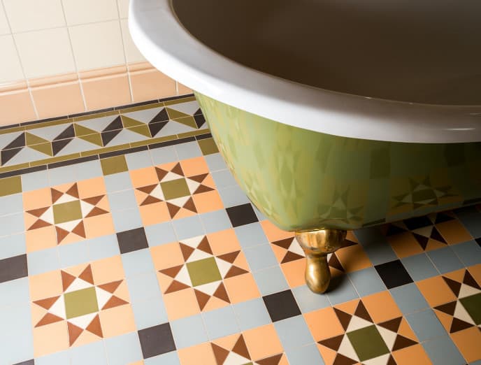 Baldosas hidráulicas: la base del estilo Vintage Moderno