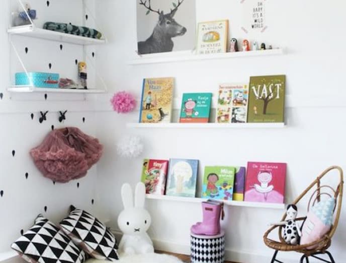 Zona de lectura para niños