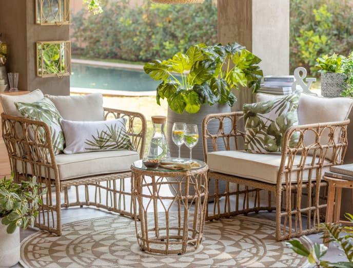 ¿Balcón, jardín o patio? Muebles para terraza de lo mini a lo maxi