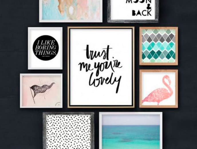 Claves para colgar bien tus cuadros