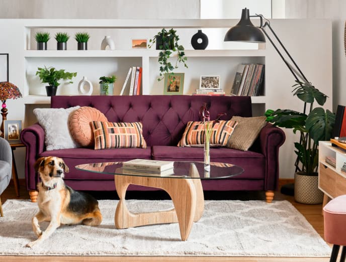 Elige las medidas de alfombras perfectas para tu living y comedor